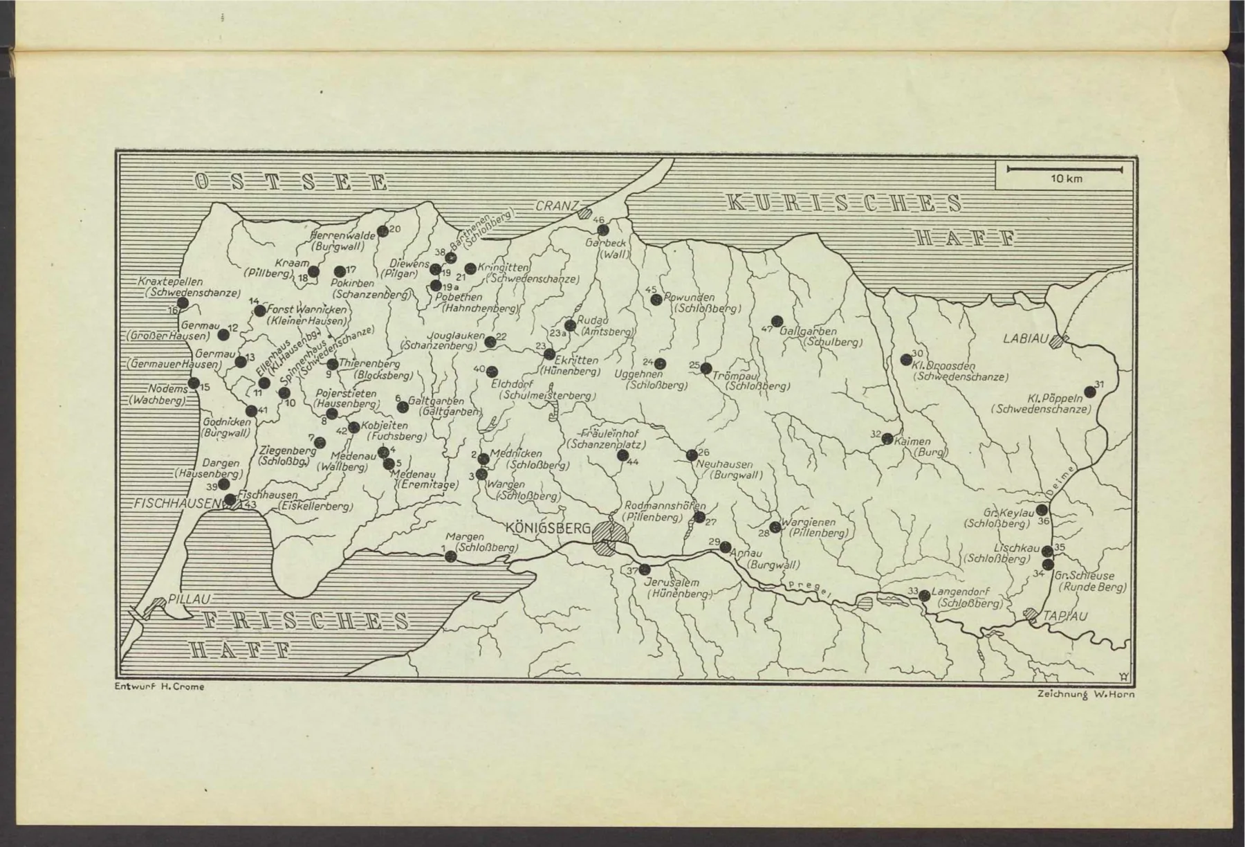 Crome regional map