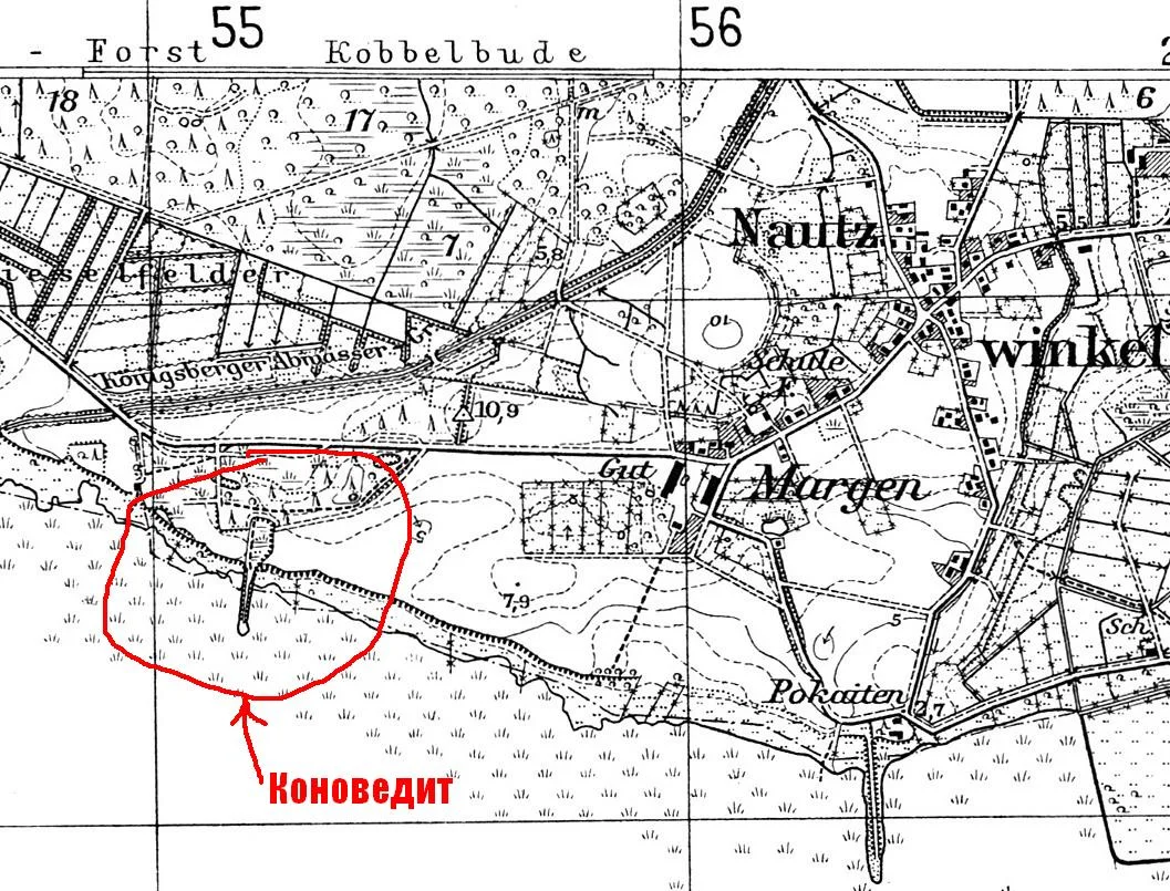 Forum crop of Messtischblatt 1387 or 228